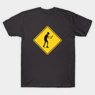 ZOMBIE CROSSING SIGN T-Shirt